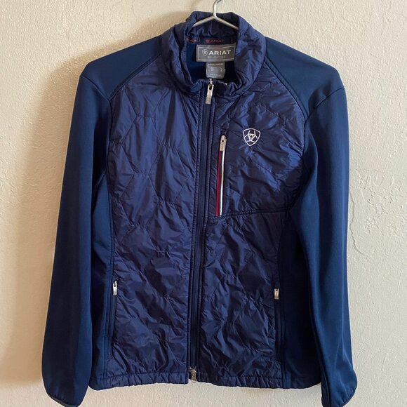 AriatTEK Women’s Jacket – Size Large – Navy Blue – Lightweight, Water-Repellent - Picture 1 of 9